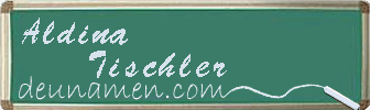 Aldina Tischler Visitenkarte